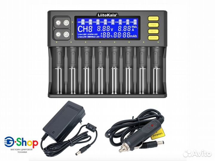 Зарядное устройство LiitoKala Lii-S8 на 8x ячеек