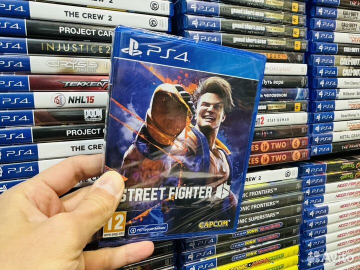 Street fighter 6 ps4 диск новый