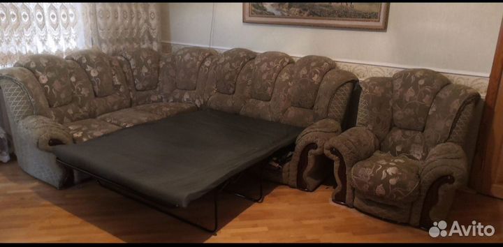 Угловой диван бу