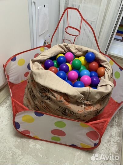 Сухой бассейн с шариками бу