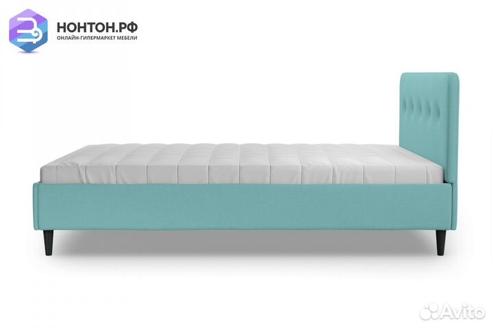 Кровать Милена голубая