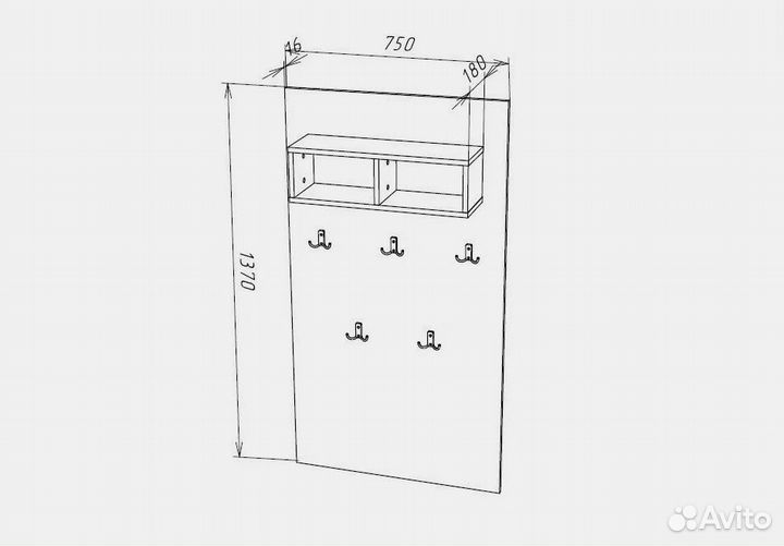 Вешалка gloss