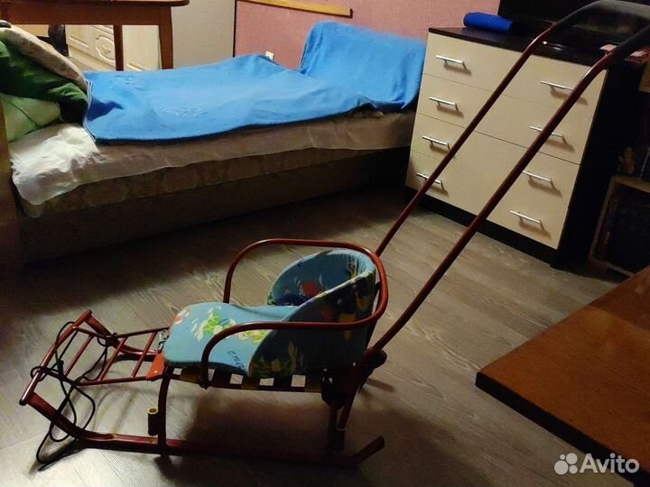 Детские зимние санки