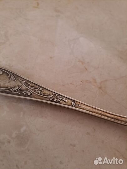 Ложка для салата мельхиор СССР