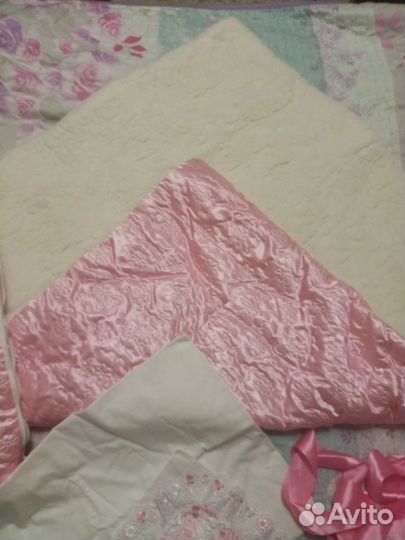 Конверт на выписку зимний для девочки