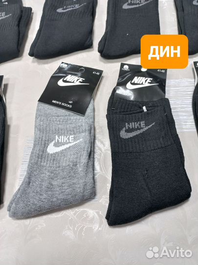 Носки nike махровые мужские 40-45 размер, хлопок
