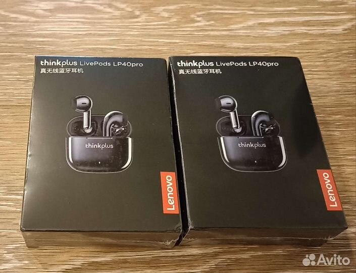 Беспроводные наушники Lenovo LP40 Pro новые