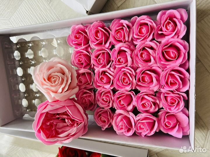 Мыльные розы 50 шт