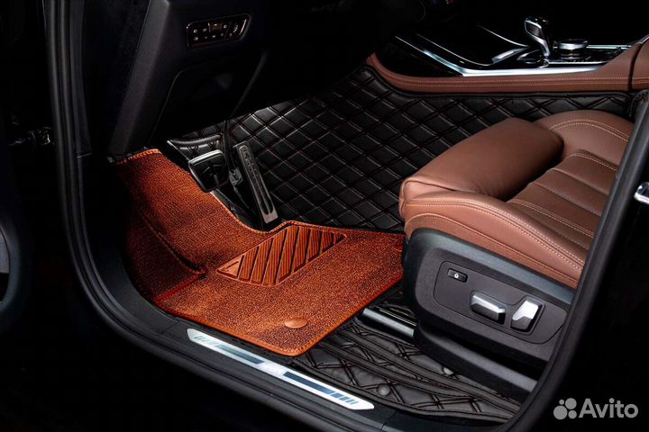 3D Коврики BMW Салон Багажник из Экокожи