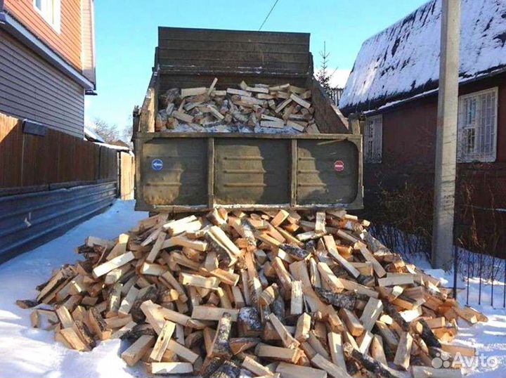 Дрова колотые березовые