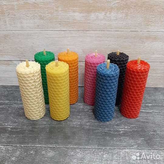 Свечи восковые из натуральной вощины