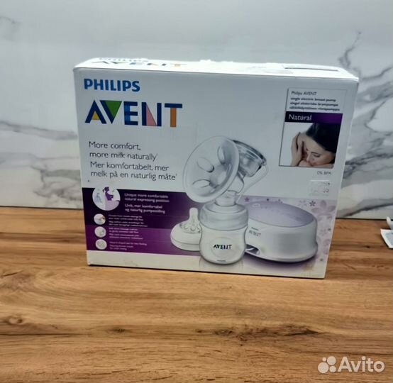 Молокоотсос avent электрический