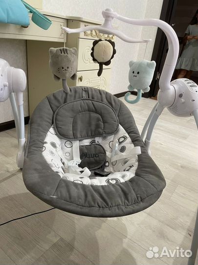 Детские электронные качели для новорожденных