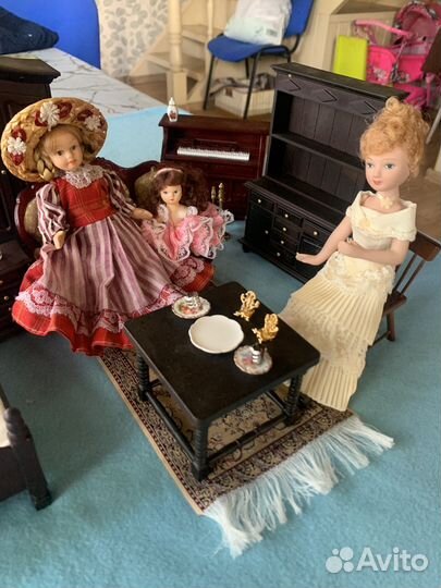 Куклы фарфоровые и мебель коллекционная Деагостини
