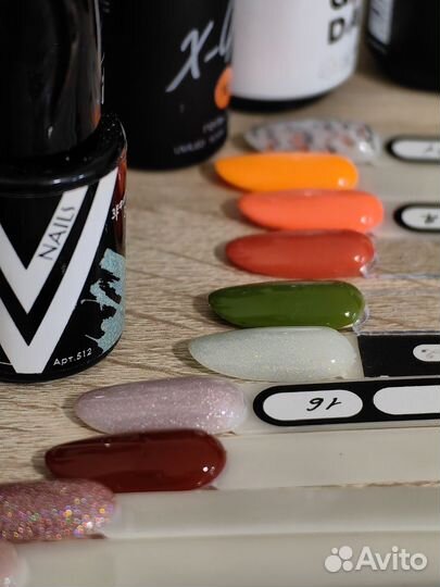 Набор гель-лаков, топ, база, гель