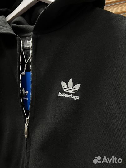 Зип худи Adidas x balenciaga как у kai angel