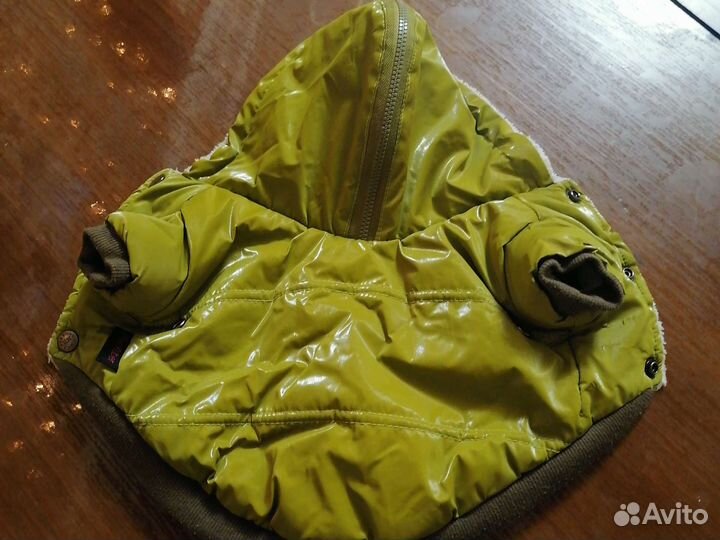 Куртка зимняя на маленькую собаку, до 1 года