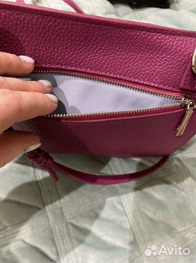 Сумка натуральная кожа и замша