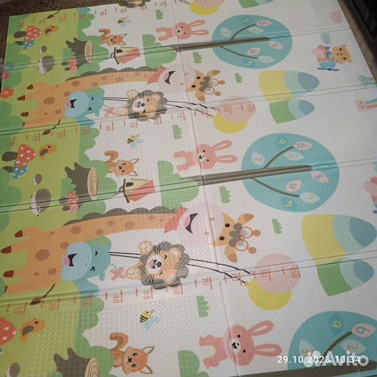 Складной детский коврик 180 200