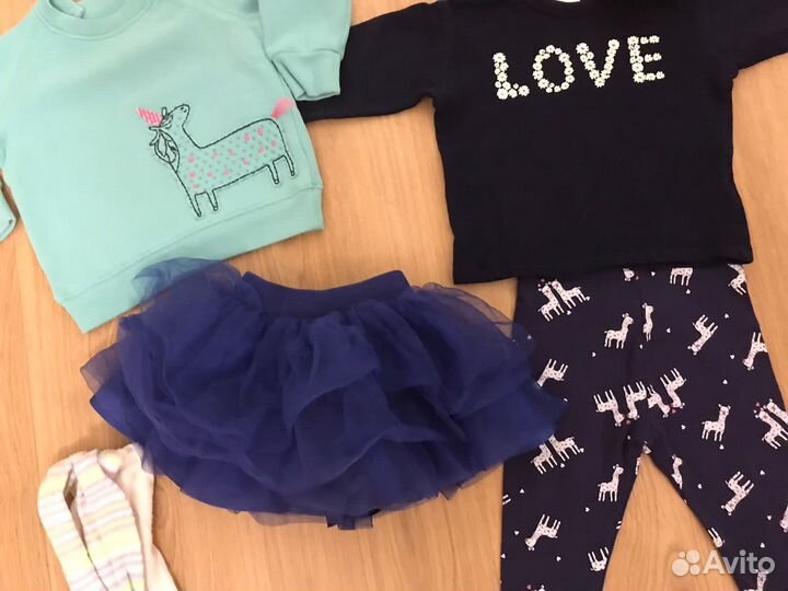 Пакет фирменной одежды для девочки 68-74