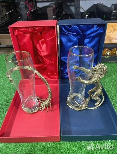 Пивные бокалы ручная работа