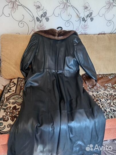 Кожаный плащ женский натуральная кожа
