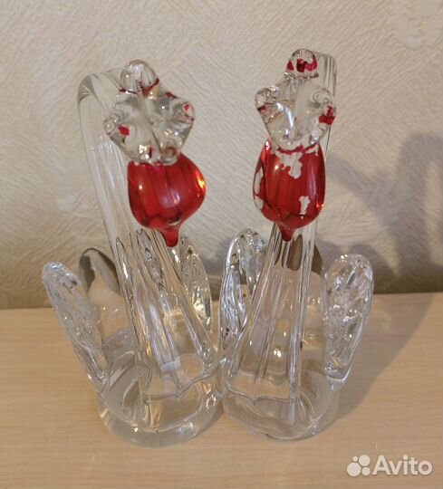 Хрусталь лебеди, рог