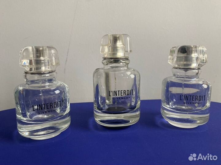 Пустые флаконы от духов L interdit Givenchy