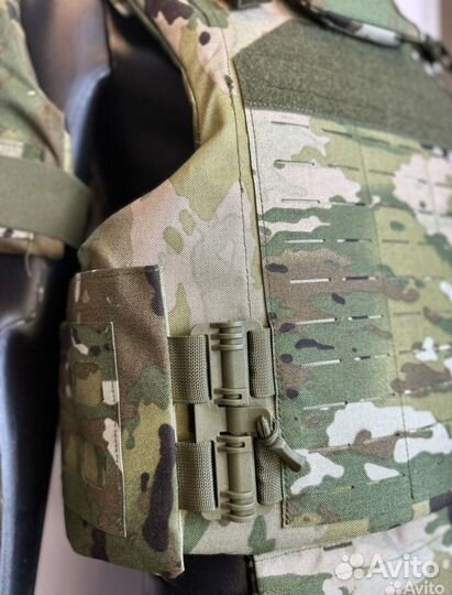 Кевларовый бронежилет плитник с напашником бр2