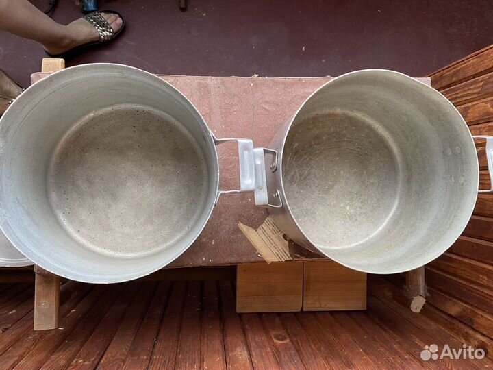 Алюминиевые кастрюли 8 л. и бидоны (8 л, 3 л) СССР