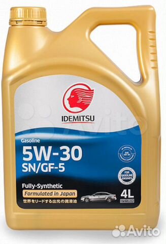 Idemitsu 5W30 SN/GF-5 Fully-Synthetic Масло 4л