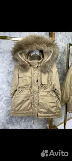 Парка женская с натуральным мехом 44-50