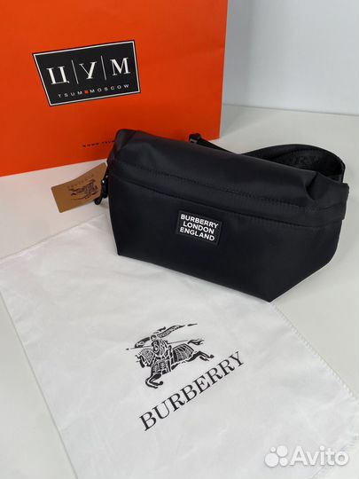 Сумка бананка мужская burberry