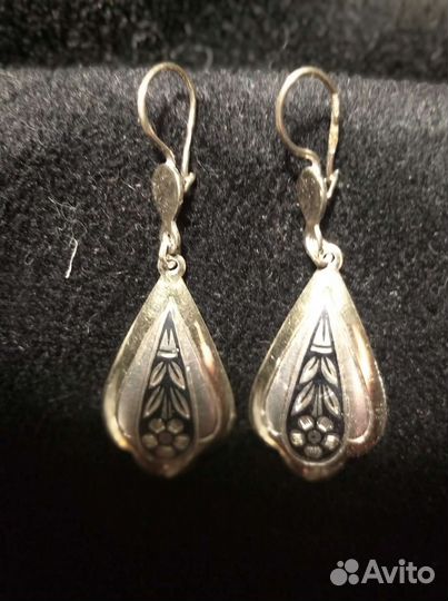 Серебряные серьги