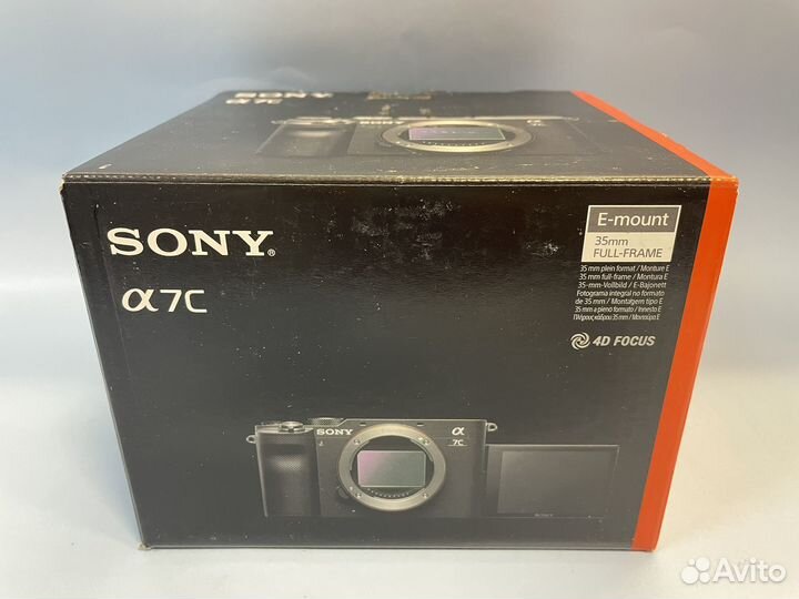 Sony alpha a7c body черный