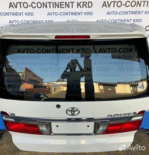 Дверь 5-я Toyota Alphard MNH15 1MZ