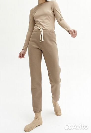 Штаны женские (MiniDino) - 44 размер, беж