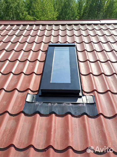 Мансардное окно из профиля Rehau 540x1240 мм (шхв)