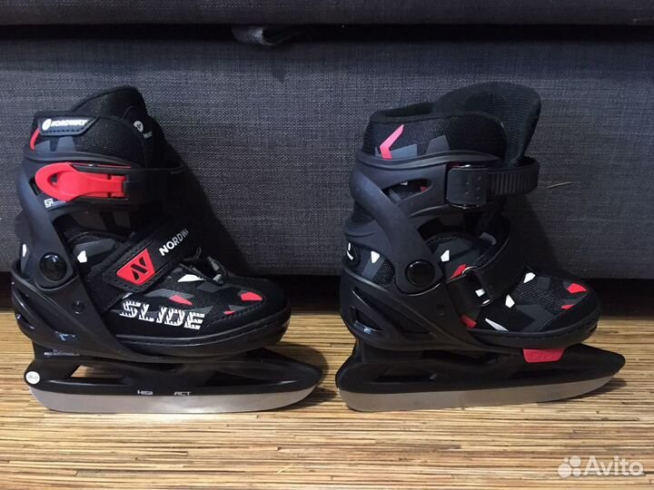 Коньки детские раздвижные 26-31