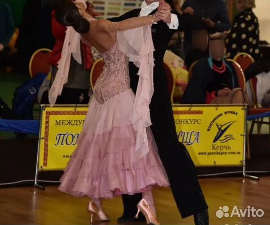 Платье для спортивно-бальных танцев: стандарт Ю2