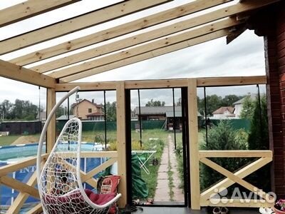 Установка мягких окон