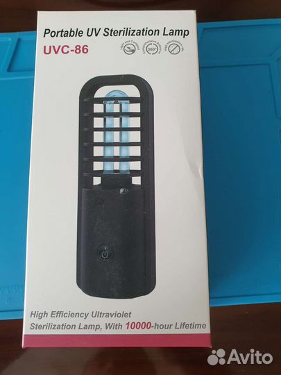 Портативная лампа бактерицидная Nuobi UVC-86