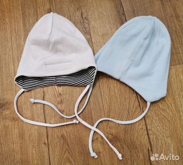 Детские шапочки на завязках