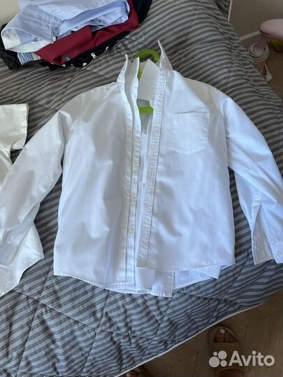 Рубашки на 128 и 134 next и h&m