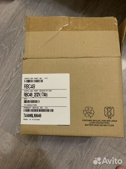 Аккумуляторный батарейный картридж APC RBC 48