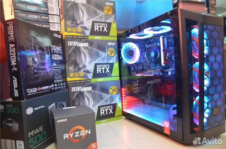 Новый Игровой пк AMD Ryzen 5 5600 RTX 4060