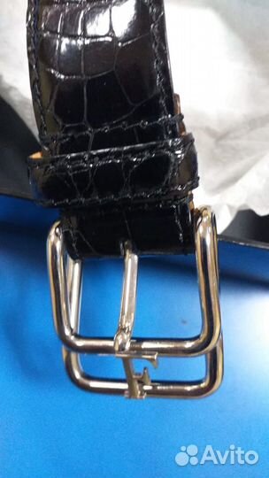 Мужской кожаный ремень италия