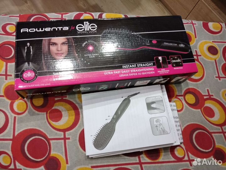 Расческа-выпрямитель Rowenta for elife