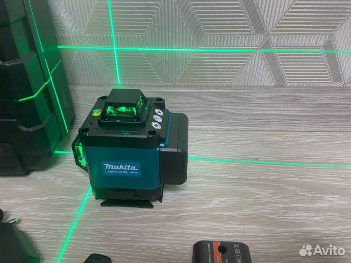 Лазерный уровень makita 4D нивелир 16 линий