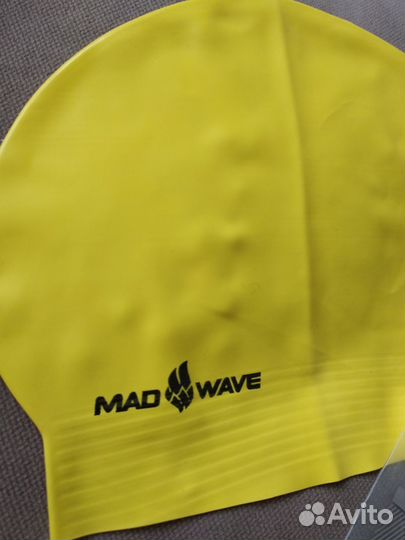 Шапочка для плавания mad wave